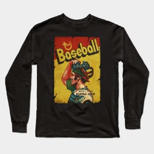 VINTAGE BASEBALL - TOPPS TRADING CARDS Long Sleeve T-Shirt